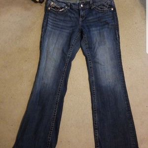 Vigoss dallas slim boot cut jeans size 18